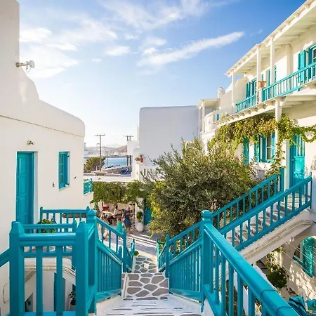 Alojamento de Acomodação e Pequeno-almoço Marias Mykonos Town